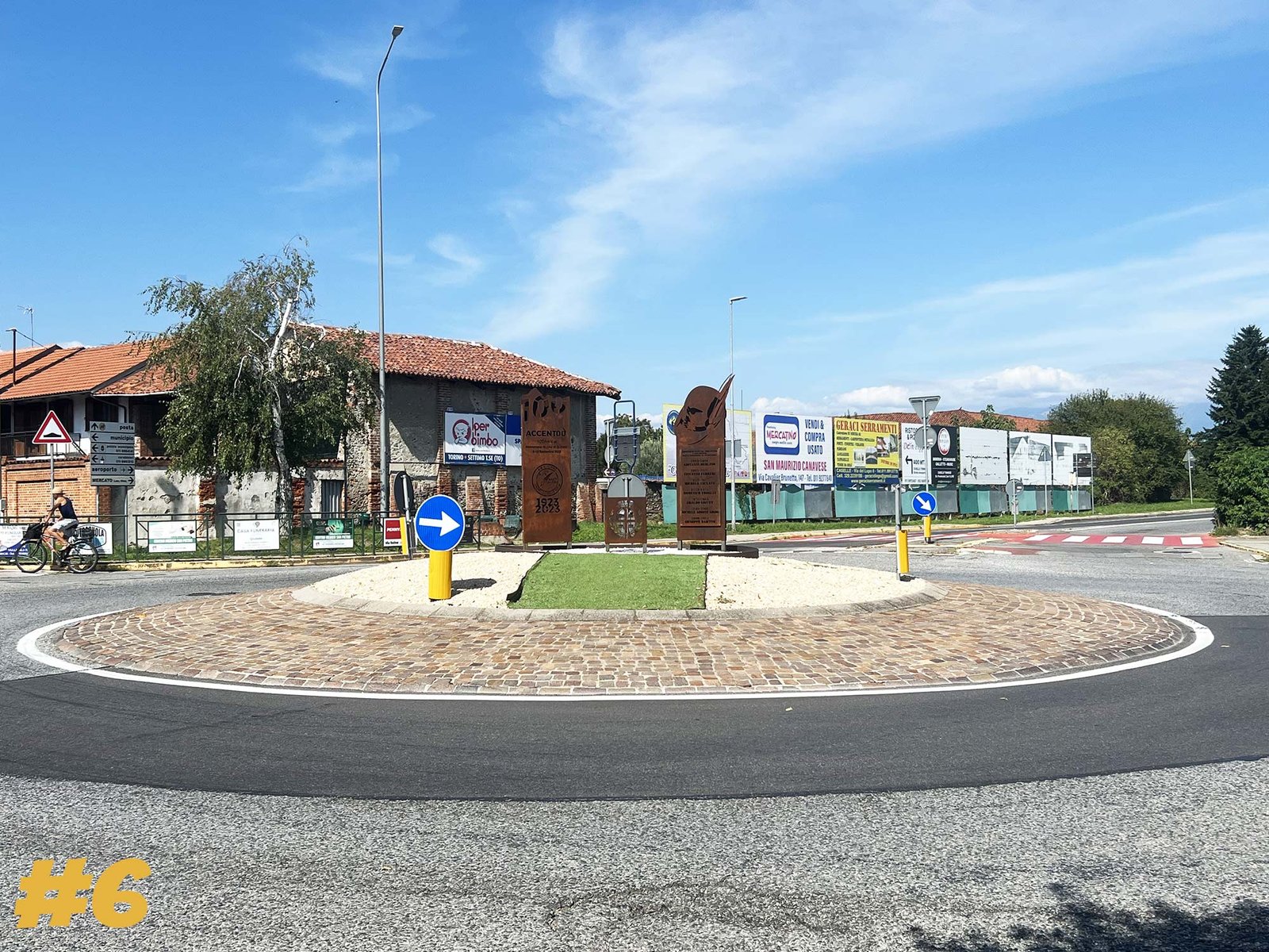 Rotonda Strada Aeroporto - Strada Leinì