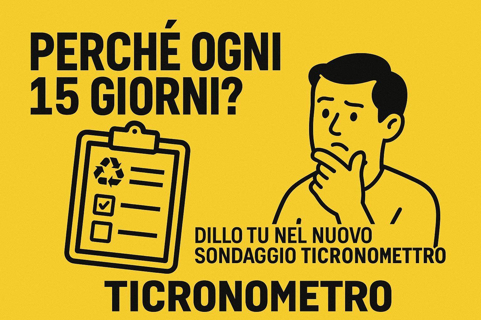 Raccolta ogni 15 giorni: perché davvero?