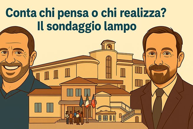 Conta chi pensa o chi realizza? Il sondaggio lampo.